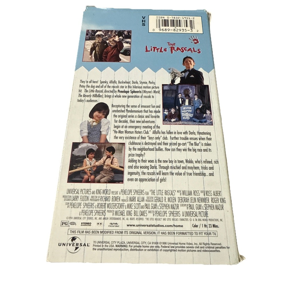 The‎ Little Rascals (VHS, 2000) - Picture 2 of 2